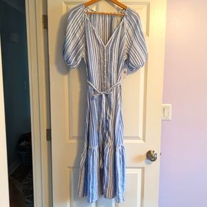 Blue and White Striped Old Navy Dress